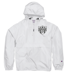 CO200 Champion Packable Anorak 1/4 Zip Jacket - White