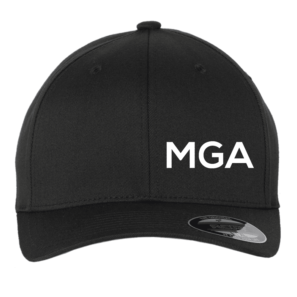 6277 Flexfit Wooly 6 Panel Cap - Black